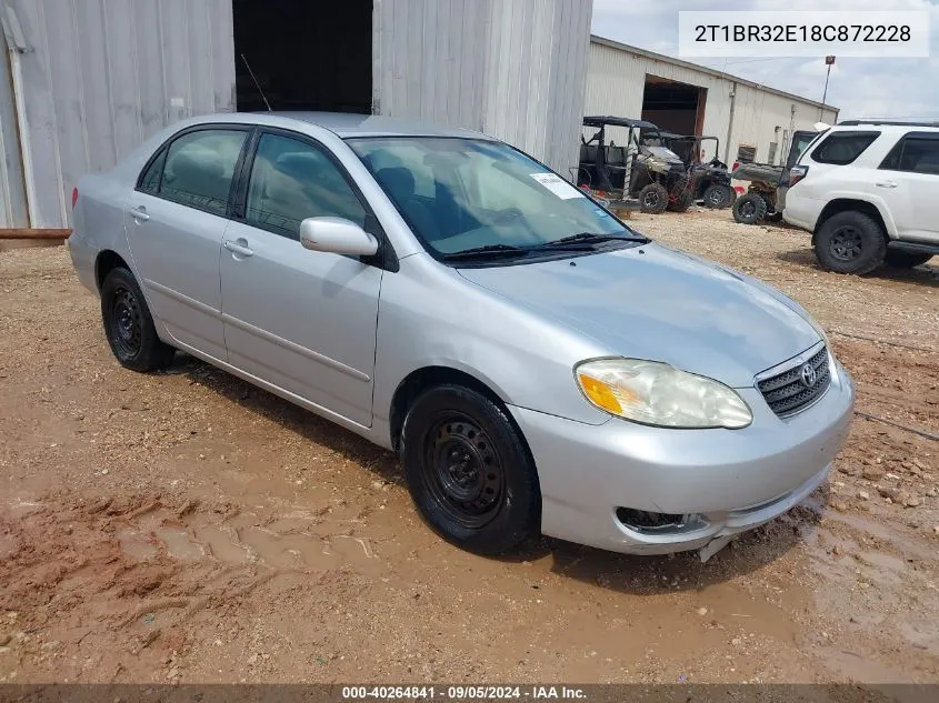 2008 Toyota Corolla Le VIN: 2T1BR32E18C872228 Lot: 40264841