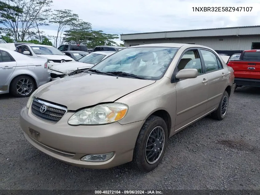 1NXBR32E58Z947107 2008 Toyota Corolla Le