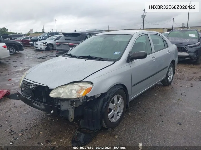 2008 Toyota Corolla Ce/Le/S VIN: 1NXBR32E68Z028426 Lot: 40327850