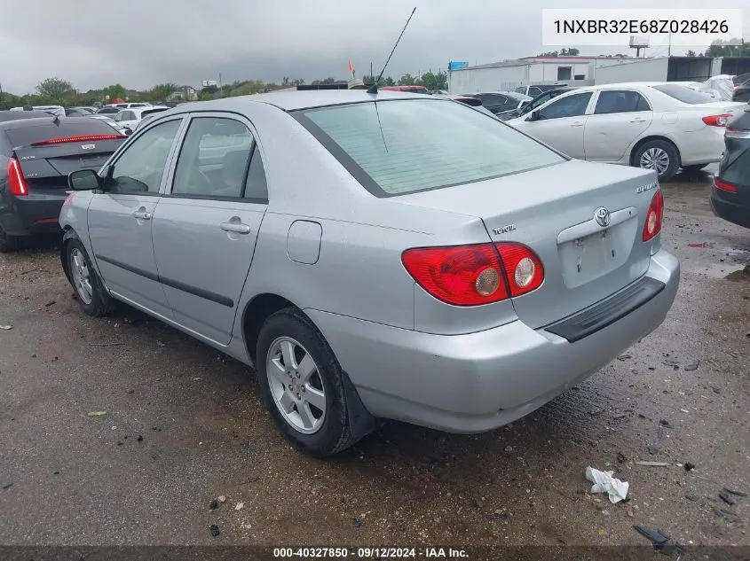 2008 Toyota Corolla Ce/Le/S VIN: 1NXBR32E68Z028426 Lot: 40327850