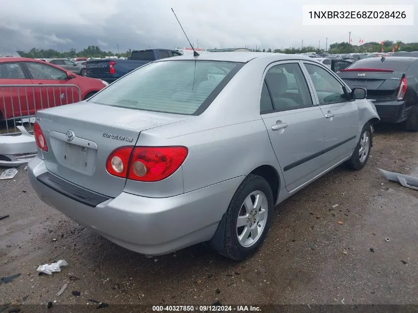 2008 Toyota Corolla Ce/Le/S VIN: 1NXBR32E68Z028426 Lot: 40327850