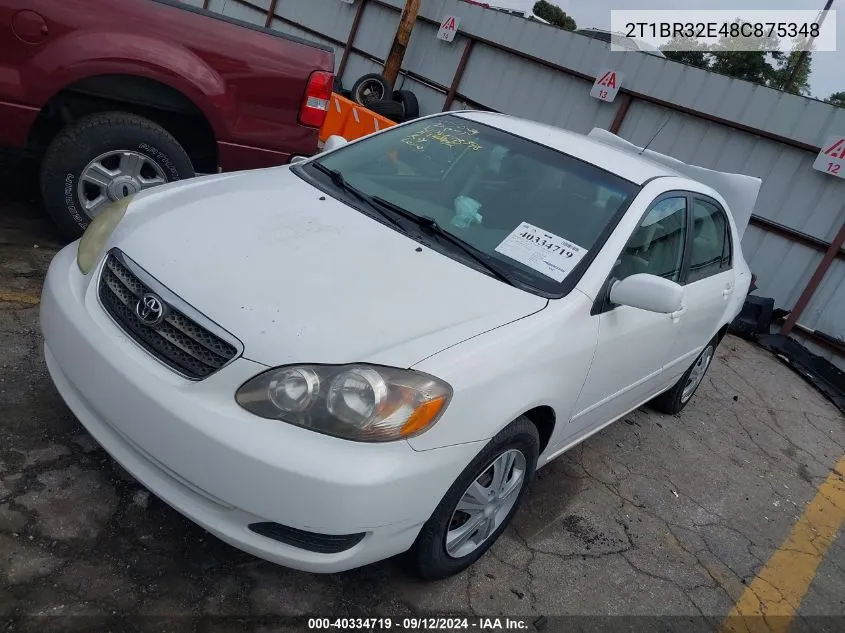 2T1BR32E48C875348 2008 Toyota Corolla Le