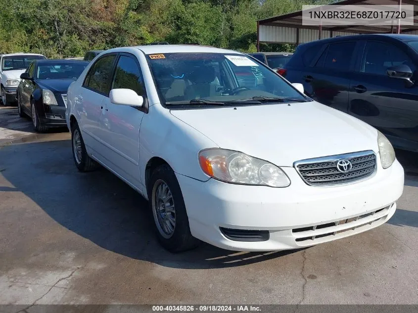 2008 Toyota Corolla Le VIN: 1NXBR32E68Z017720 Lot: 40345826