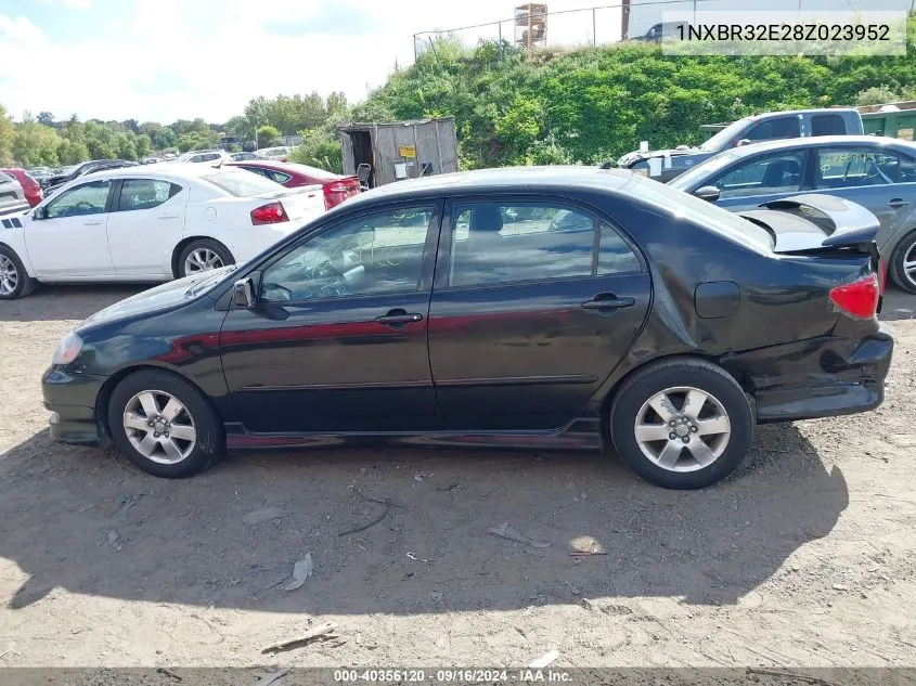 2008 Toyota Corolla S VIN: 1NXBR32E28Z023952 Lot: 40356120