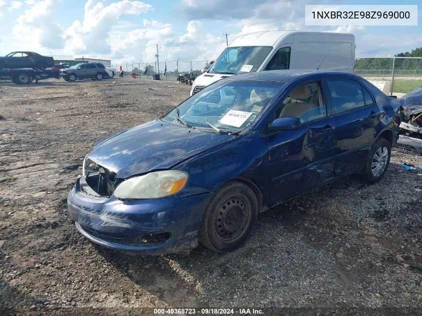 2008 Toyota Corolla Le VIN: 1NXBR32E98Z969000 Lot: 40368723