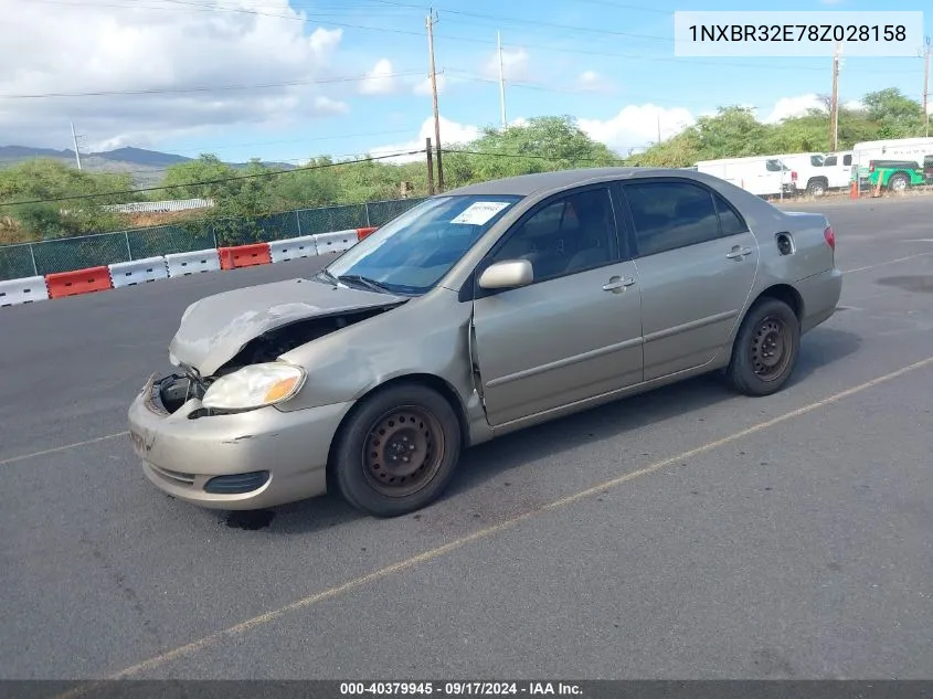 2008 Toyota Corolla Le VIN: 1NXBR32E78Z028158 Lot: 40379945