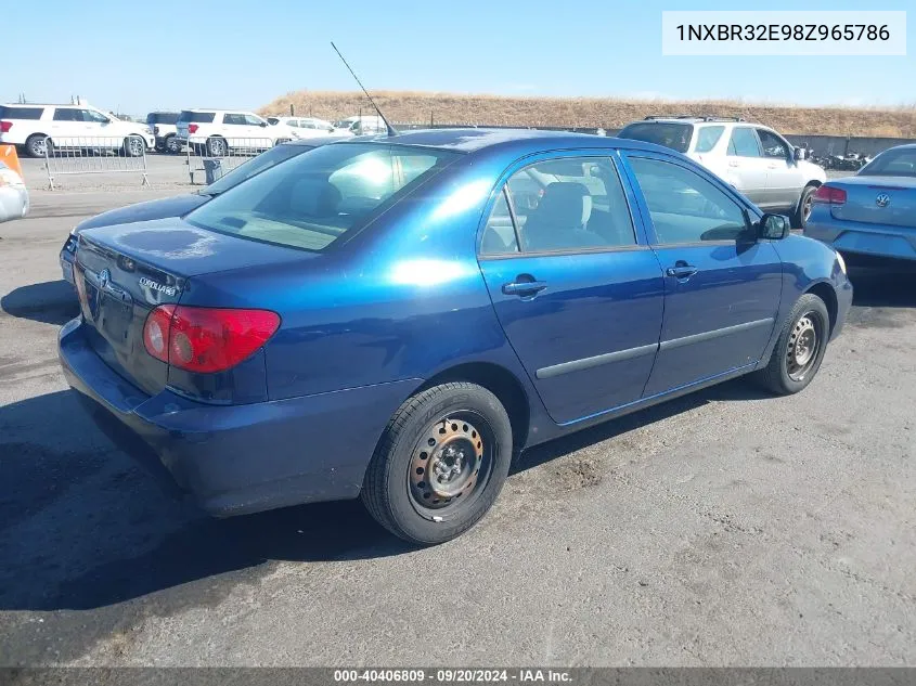 1NXBR32E98Z965786 2008 Toyota Corolla Ce