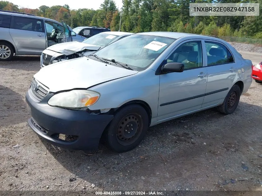 2008 Toyota Corolla Ce VIN: 1NXBR32E08Z947158 Lot: 40435808