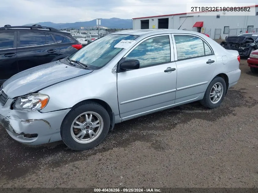 2008 Toyota Corolla Ce VIN: 2T1BR32E18C883682 Lot: 40436256