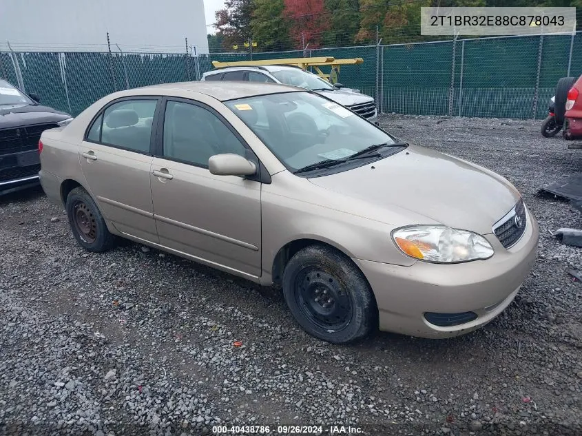 2008 Toyota Corolla Le VIN: 2T1BR32E88C878043 Lot: 40438786