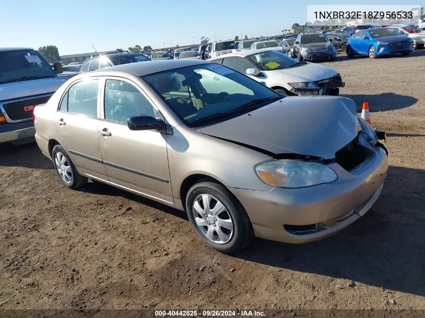 2008 Toyota Corolla Ce VIN: 1NXBR32E18Z956533 Lot: 40442825