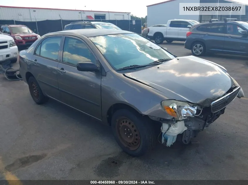 1NXBR32EX8Z038697 2008 Toyota Corolla Ce