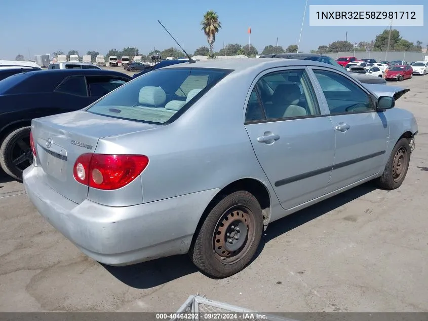 1NXBR32E58Z981712 2008 Toyota Corolla Ce