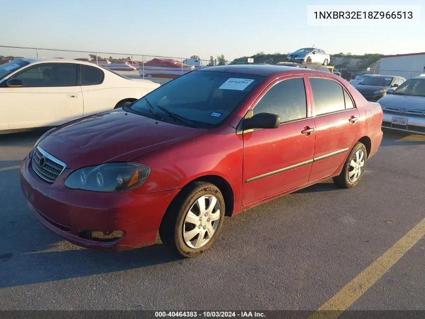 2008 Toyota Corolla Ce VIN: 1NXBR32E18Z966513 Lot: 40464383