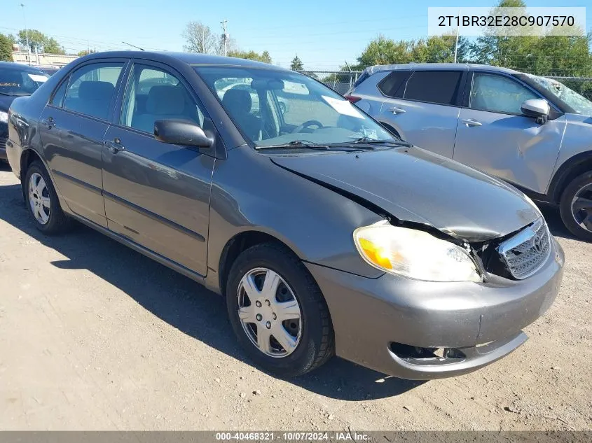 2008 Toyota Corolla Ce VIN: 2T1BR32E28C907570 Lot: 40468321