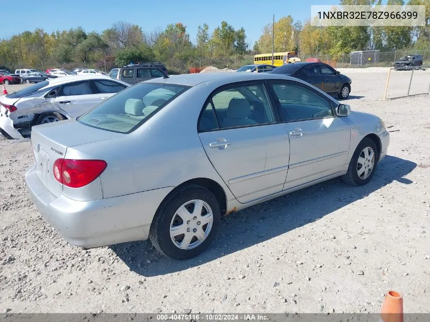 1NXBR32E78Z966399 2008 Toyota Corolla Le