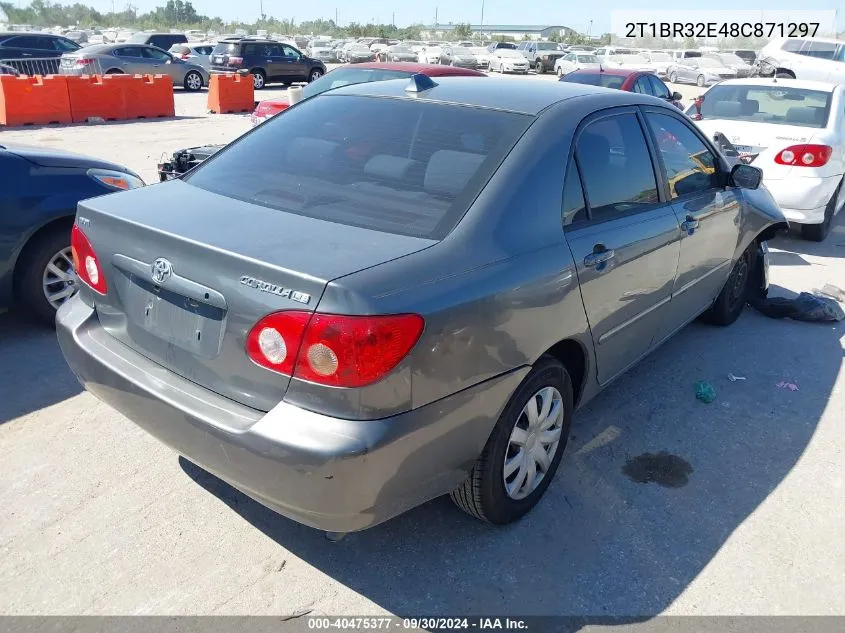 2008 Toyota Corolla Le VIN: 2T1BR32E48C871297 Lot: 40475377