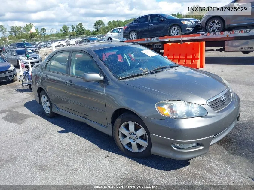 2008 Toyota Corolla S VIN: 1NXBR32EX8Z975629 Lot: 40476496