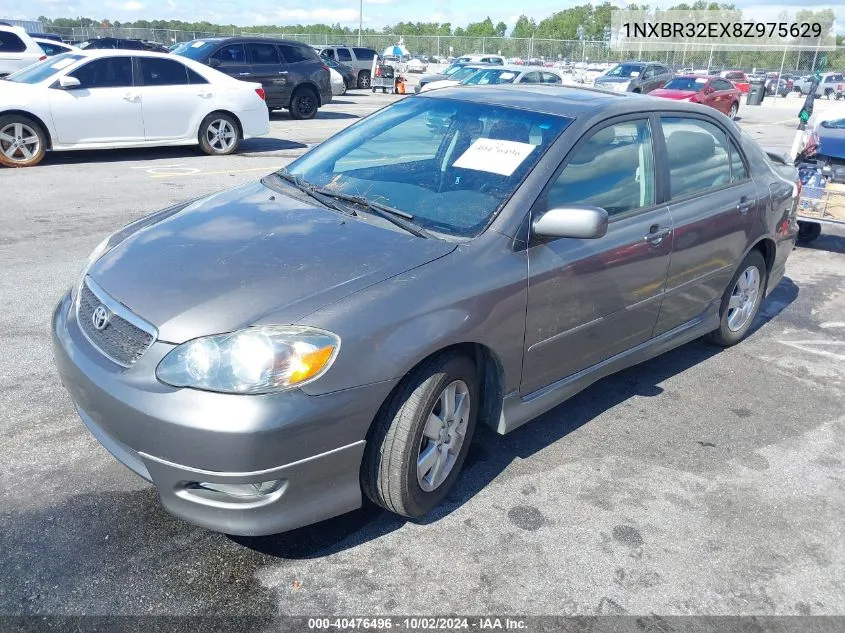 2008 Toyota Corolla S VIN: 1NXBR32EX8Z975629 Lot: 40476496