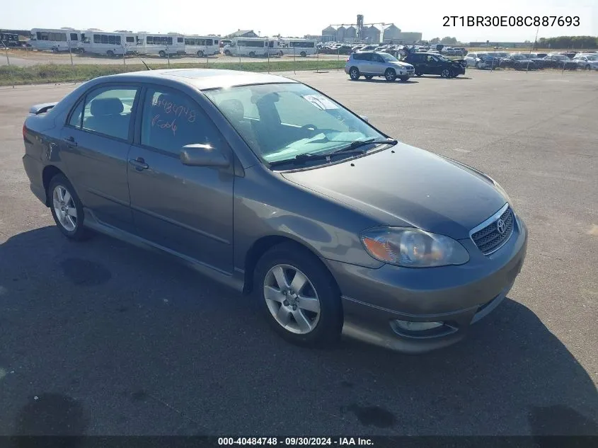 2T1BR30E08C887693 2008 Toyota Corolla S