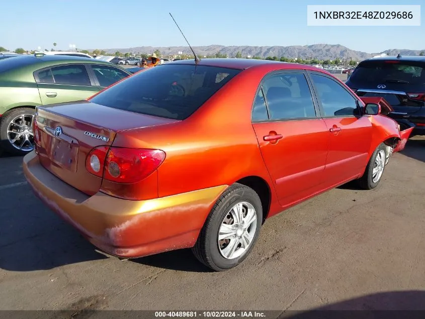 1NXBR32E48Z029686 2008 Toyota Corolla Le