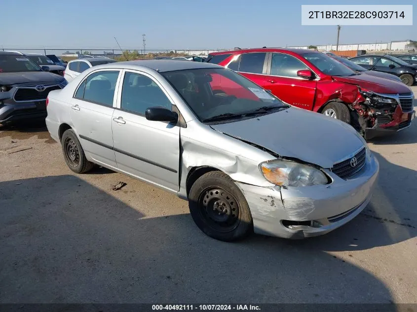 2008 Toyota Corolla Ce/Le/S VIN: 2T1BR32E28C903714 Lot: 40492111