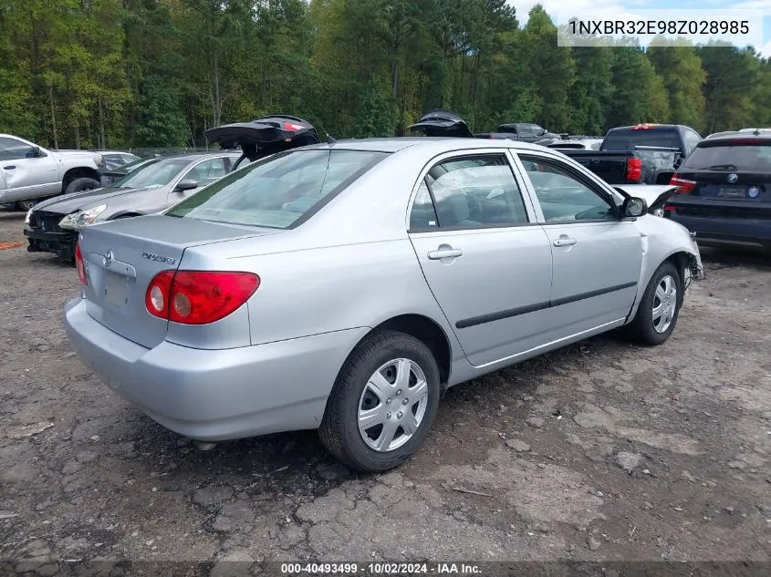 1NXBR32E98Z028985 2008 Toyota Corolla Ce