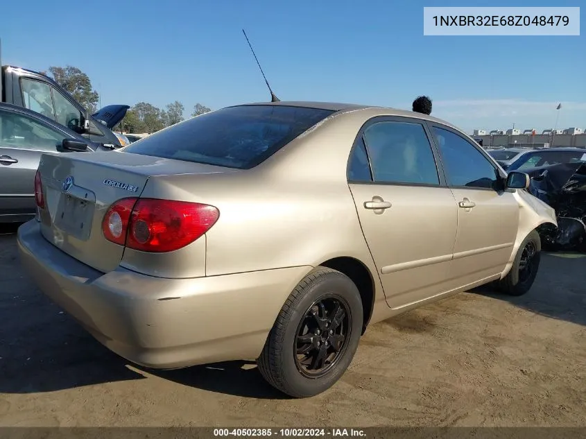 2008 Toyota Corolla Le VIN: 1NXBR32E68Z048479 Lot: 40502385