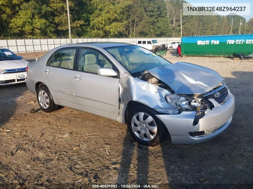 2008 Toyota Corolla Le VIN: 1NXBR32E48Z964237 Lot: 40531092