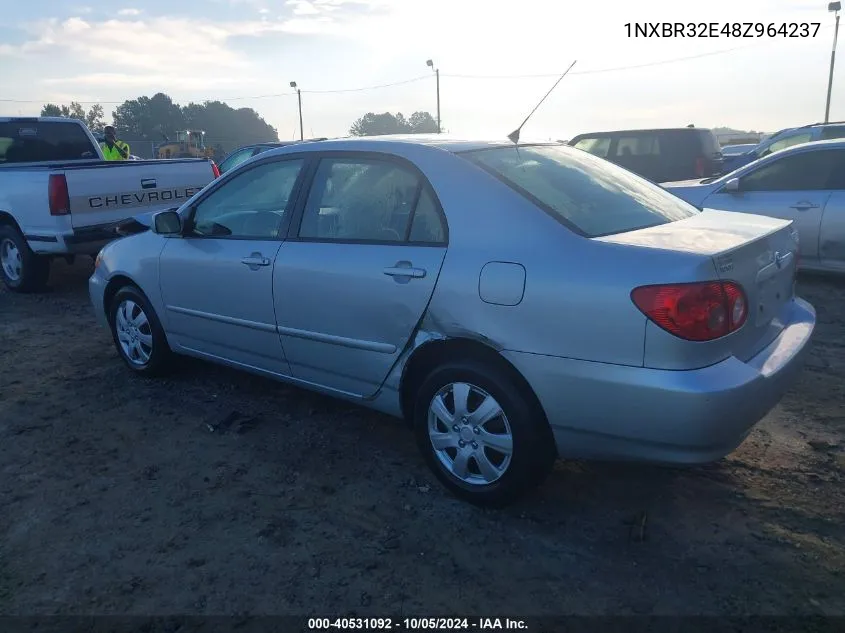 2008 Toyota Corolla Le VIN: 1NXBR32E48Z964237 Lot: 40531092