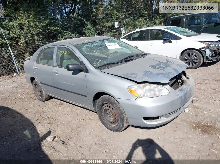 2008 Toyota Corolla Ce VIN: 1NXBR32E58Z033066 Lot: 40533956