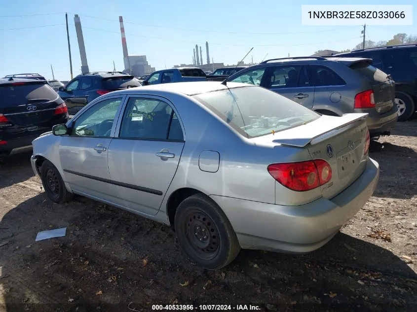 2008 Toyota Corolla Ce VIN: 1NXBR32E58Z033066 Lot: 40533956