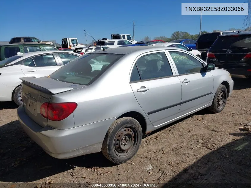 2008 Toyota Corolla Ce VIN: 1NXBR32E58Z033066 Lot: 40533956