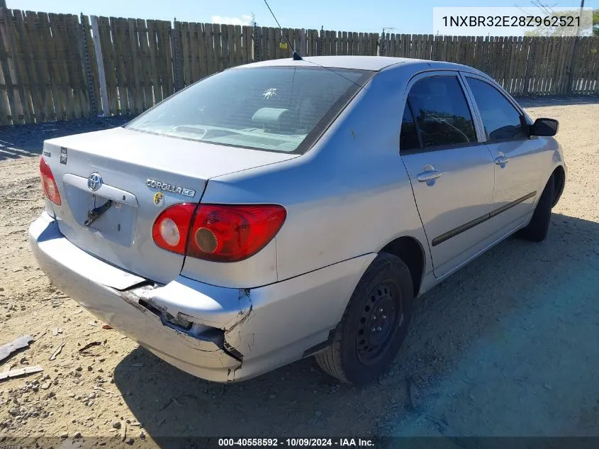 1NXBR32E28Z962521 2008 Toyota Corolla Ce/Le/S