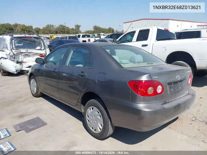 2008 Toyota Corolla Ce VIN: 1NXBR32E68Z013621 Lot: 40599373