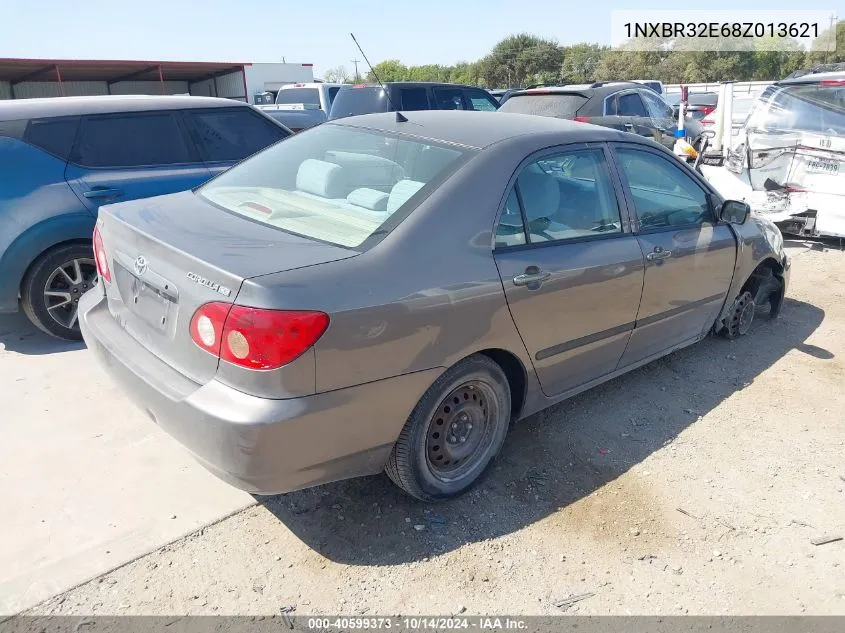 2008 Toyota Corolla Ce VIN: 1NXBR32E68Z013621 Lot: 40599373