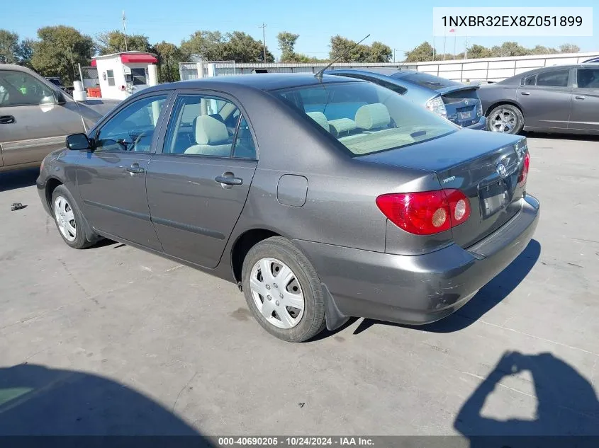 1NXBR32EX8Z051899 2008 Toyota Corolla Ce