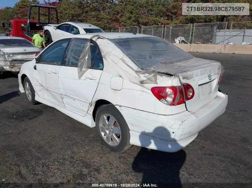 2008 Toyota Corolla S VIN: 2T1BR32E98C879587 Lot: 40709619