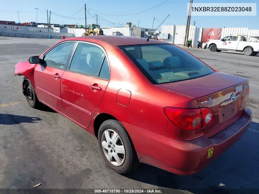 2008 Toyota Corolla Le VIN: 1NXBR32E88Z023048 Lot: 40715790