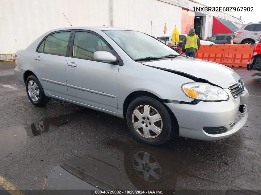 2008 Toyota Corolla Le VIN: 1NXBR32E68Z967902 Lot: 40725002