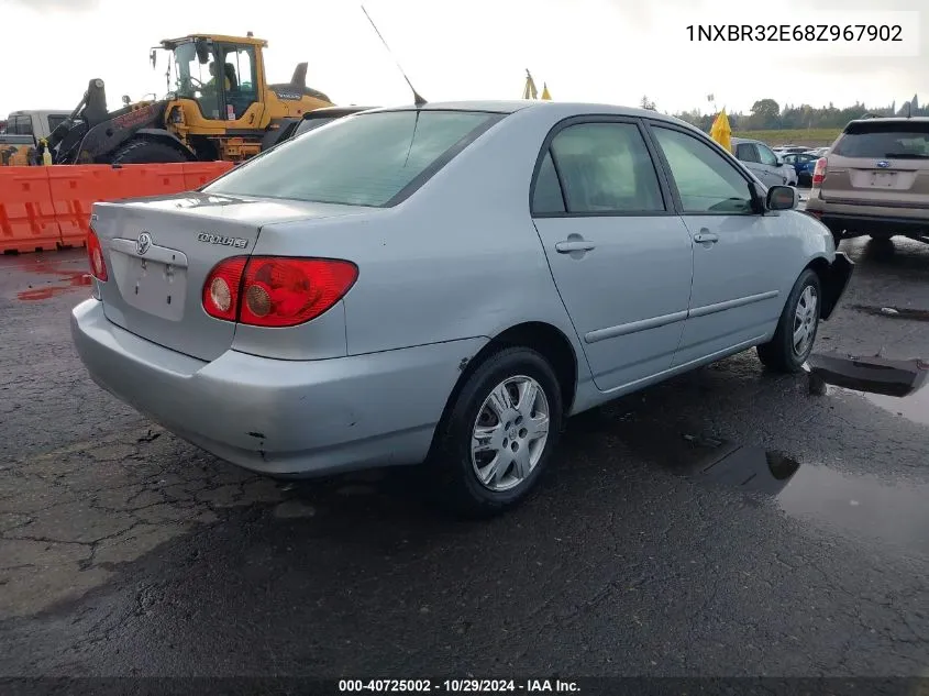 2008 Toyota Corolla Le VIN: 1NXBR32E68Z967902 Lot: 40725002