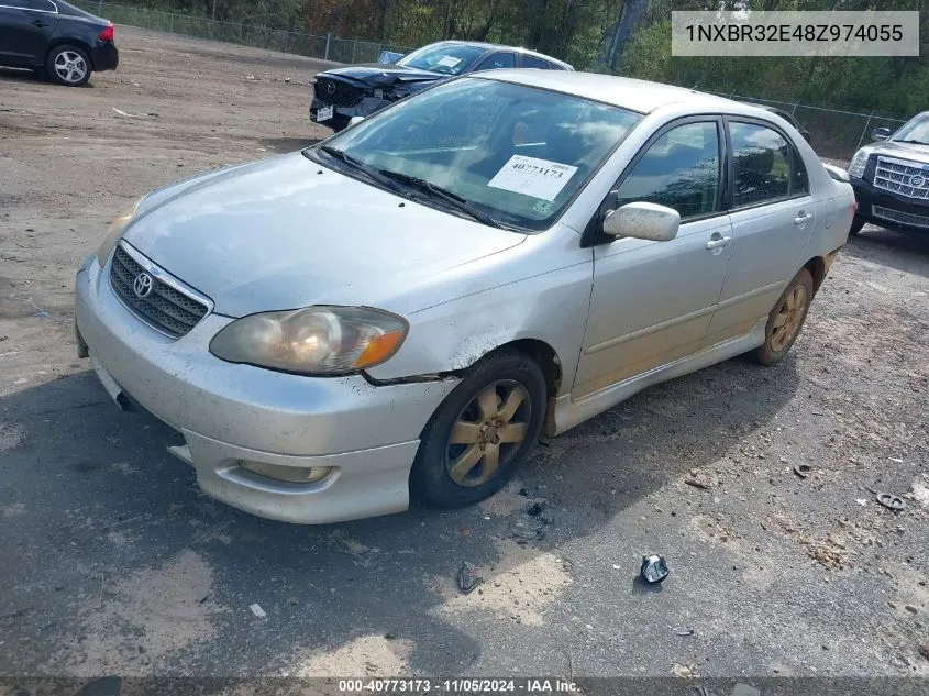 2008 Toyota Corolla S VIN: 1NXBR32E48Z974055 Lot: 40773173