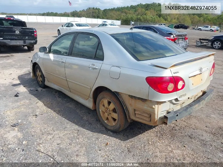 2008 Toyota Corolla S VIN: 1NXBR32E48Z974055 Lot: 40773173