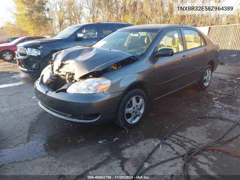 2008 Toyota Corolla Ce VIN: 1NXBR32E58Z964389 Lot: 40862759