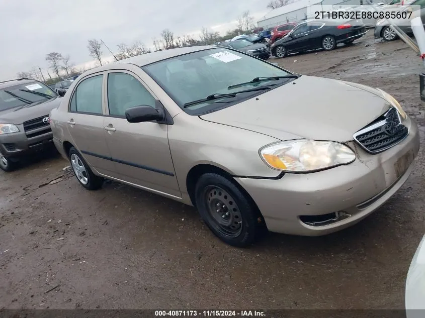 2008 Toyota Corolla Ce VIN: 2T1BR32E88C885607 Lot: 40871173