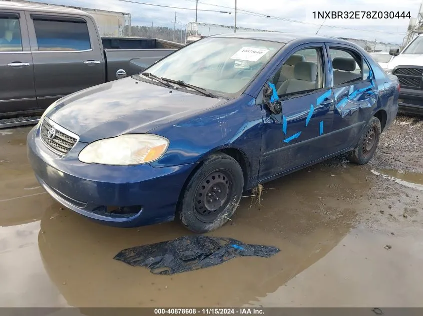 2008 Toyota Corolla Ce VIN: 1NXBR32E78Z030444 Lot: 40878608