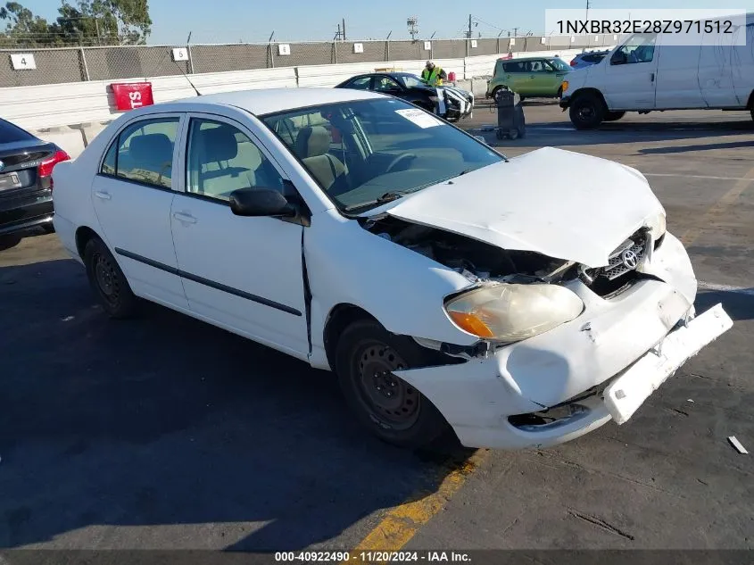 2008 Toyota Corolla Ce VIN: 1NXBR32E28Z971512 Lot: 40922490