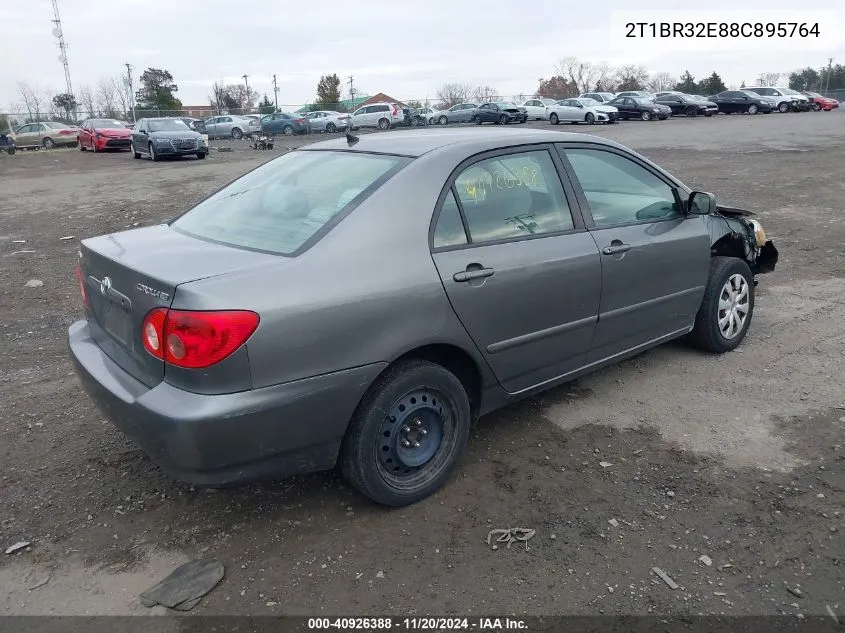 2008 Toyota Corolla Le VIN: 2T1BR32E88C895764 Lot: 40926388