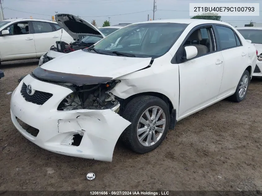 2009 Toyota Corolla S/Le/Xle VIN: 2T1BU40E79C100793 Lot: 12081656