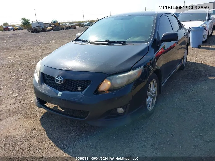 2T1BU40E29C092859 2009 Toyota Corolla S/Le/Xle